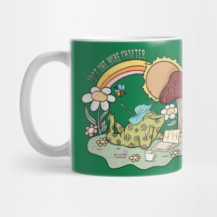 Just One More Chapter - Frog Themed Book Lover Tee Mug